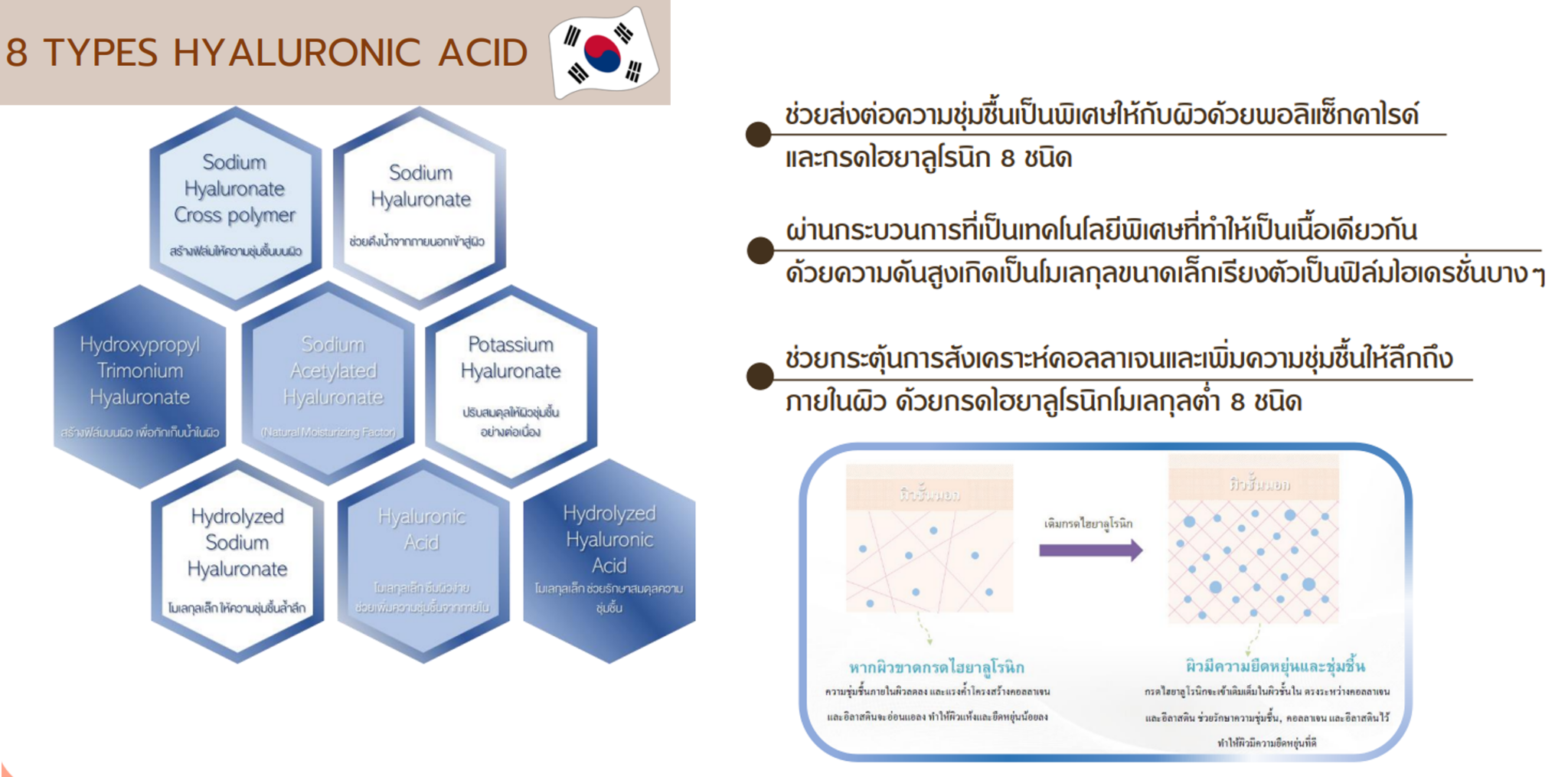 cc cream PRODUCT INNOVATION 8 Type hyaluronic acid 