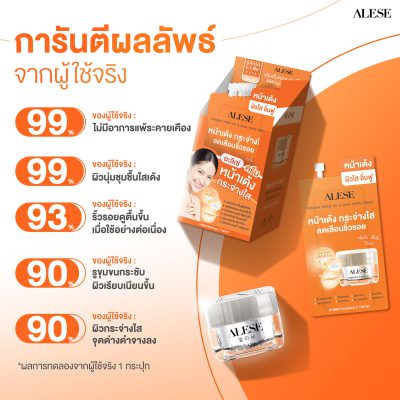 ผลลัพธ์การใช้ครีม