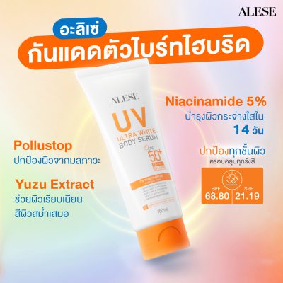 โลชั่นกันแดด ครีมกันแดดทาตัว