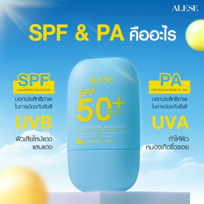 SPF & PA คืออะไร ซื้อครีมกันแดด